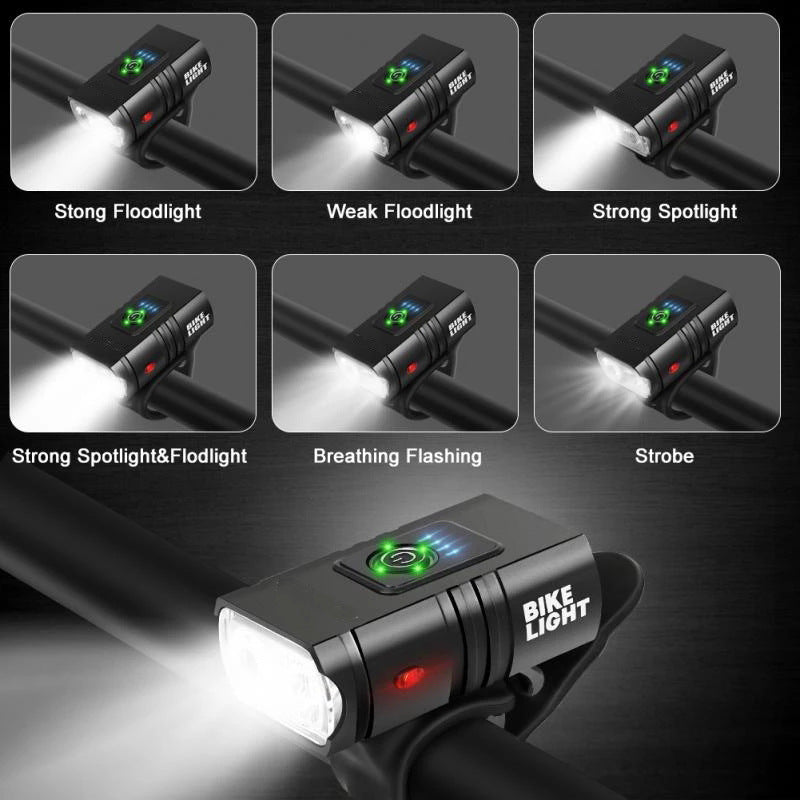 Light Up Your Night Rides With 1000LM USB Rechargeable Bike Light