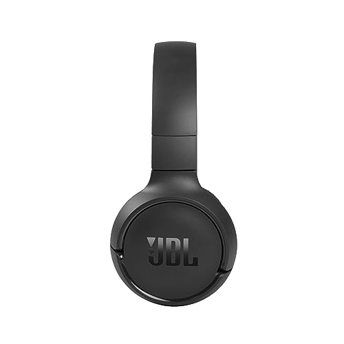 JBL Tune 510BT - Bluetooth headphones with up to 40 hours battery, microphone for call, foldable and comfortable, Android and iOs compatible (Black)