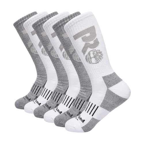 Timberland PRO Men's 6-Pack Crew Socks