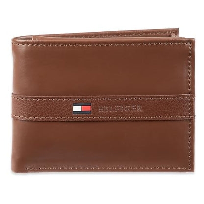 Tommy Hilfiger Men's Classic Bifold Wallet with ID Window and Multiple Card Slots