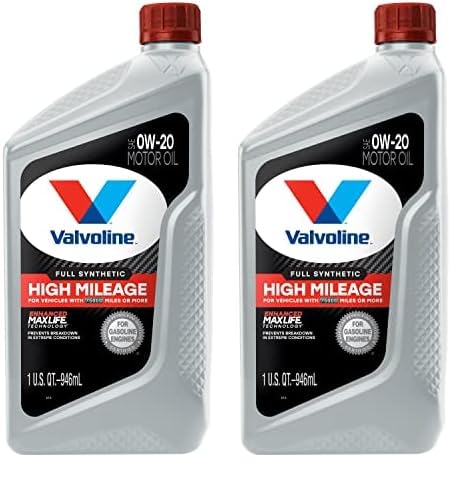 Valvoline High Mileage with MaxLife Technology SAE 5W-30 Synthetic Blend Motor Oil 5 QT