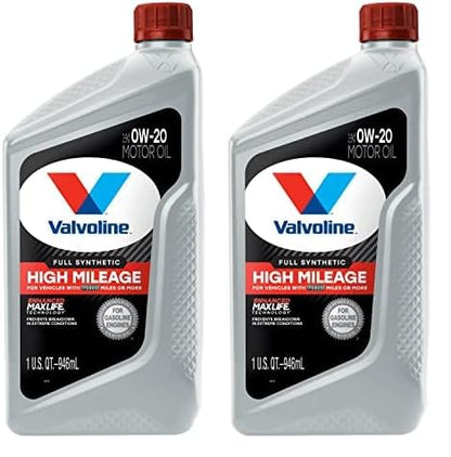 Valvoline High Mileage with MaxLife Technology SAE 5W-30 Synthetic Blend Motor Oil 5 QT