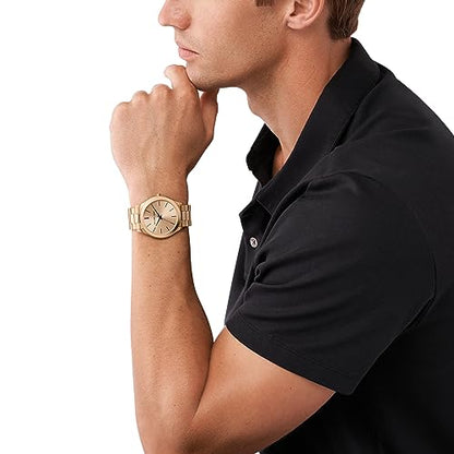 Michael Kors Oversized Slim Runway Men's Watch, Stainless Steel Watch for Men