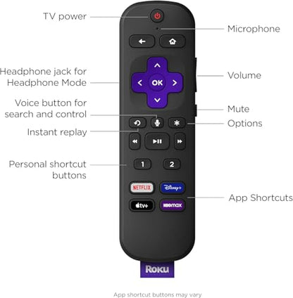 Roku Smart TV – 50-Inch Select Series 4K HDR Roku TV with Roku Enhanced Voice Remote, Brilliant 4K Picture, Automatic Brightness, & Seamless Streaming – Live Local News, Sports, Family Entertainment