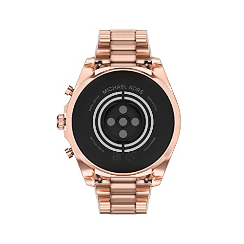 Michael Kors Men's or Women's Gen 6 44mm Touchscreen Smart Watch with Alexa Built-In, Fitness Tracker, Sleep Tracker, GPS, Music Control, Smartphone Notifications (Model: MKT5134V)