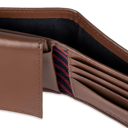 Tommy Hilfiger Men's Classic Bifold Wallet with ID Window and Multiple Card Slots