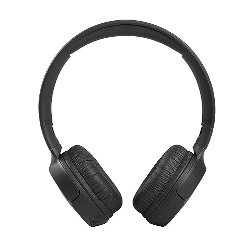 JBL Tune 510BT - Bluetooth headphones with up to 40 hours battery, microphone for call, foldable and comfortable, Android and iOs compatible (Black)