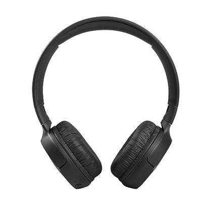 JBL Tune 510BT - Bluetooth headphones with up to 40 hours battery, microphone for call, foldable and comfortable, Android and iOs compatible (Black)