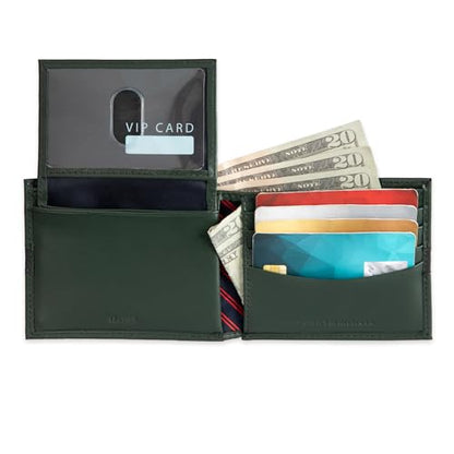 Tommy Hilfiger Men's Classic Bifold Wallet with ID Window and Multiple Card Slots