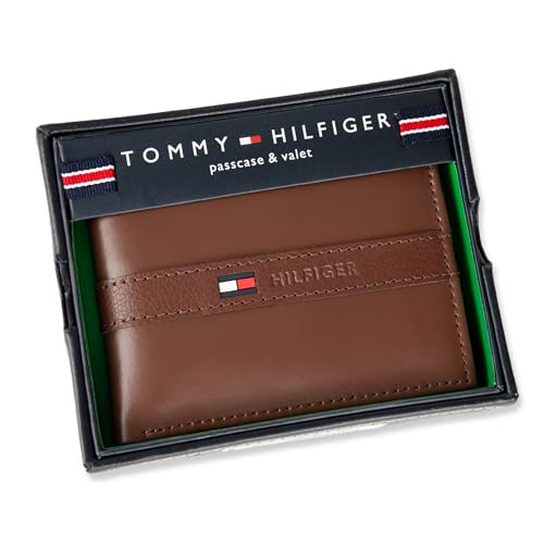 Tommy Hilfiger Men's Classic Bifold Wallet with ID Window and Multiple Card Slots