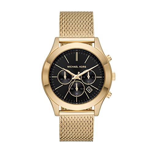 Michael Kors Oversized Slim Runway Men's Watch, Stainless Steel Watch for Men