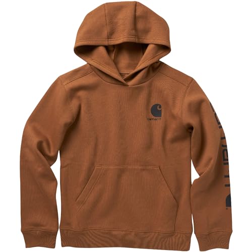 Carhartt Boys' Hoodie Fleece Pullover Sweatshirt