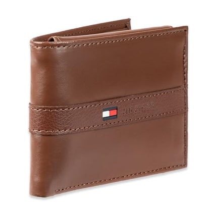 Tommy Hilfiger Men's Classic Bifold Wallet with ID Window and Multiple Card Slots