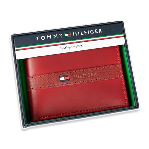 Tommy Hilfiger Men's Classic Bifold Wallet with ID Window and Multiple Card Slots