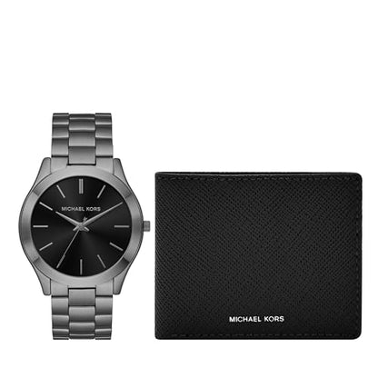 Michael Kors Oversized Slim Runway Men's Watch, Stainless Steel Watch for Men