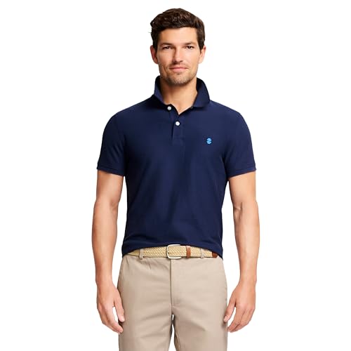 IZOD Men's Advantage Performance Short Sleeve Polo Shirt