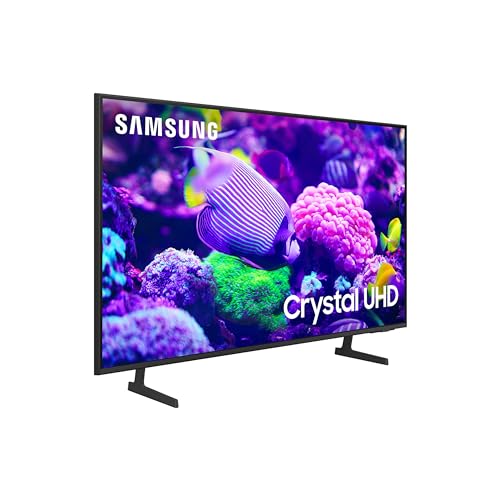 SAMSUNG 65-Inch Class Crystal UHD 4K DU7200 Series HDR Smart TV w/Object Tracking Sound Lite, PurColor, Motion Xcelerator, Mega Contrast, Q-Symphony (UN65DU7200, 2024 Model)