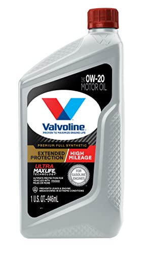 Valvoline High Mileage with MaxLife Technology SAE 5W-30 Synthetic Blend Motor Oil 5 QT