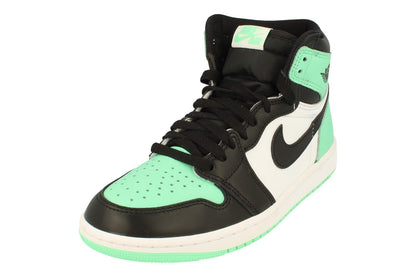 Nike Air Jordan 1 Retro High OG Men's Shoes White/Black-Green Glow DZ5485 130