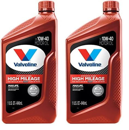 Valvoline High Mileage with MaxLife Technology SAE 5W-30 Synthetic Blend Motor Oil 5 QT