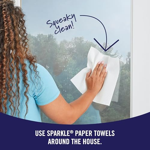 Sparkle Pick-A-Size Paper Towels, 6 Double Rolls = 12 Regular Rolls, Everyday Value Paper Towel With Full And Half Sheets