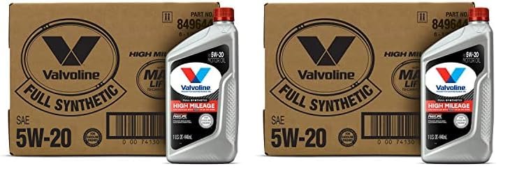 Valvoline High Mileage with MaxLife Technology SAE 5W-30 Synthetic Blend Motor Oil 5 QT