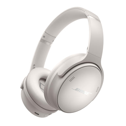 Bose QuietComfort Bluetooth Headphones, Wireless Headphones with Active Over Ear Noise Cancelling and Mic, Deep Bass, Up to 24 Hours of Playtime, Sandstone