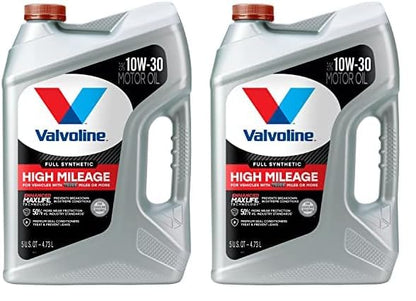 Valvoline High Mileage with MaxLife Technology SAE 5W-30 Synthetic Blend Motor Oil 5 QT