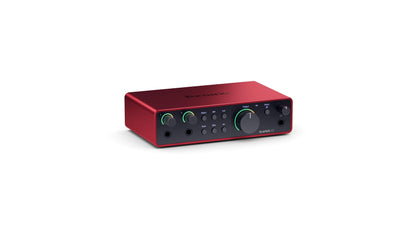 Focusrite Scarlett Solo Studio 4th Gen USB Audio Interface Bundle for the Songwriter, Guitarist or Vocalist with Condenser Microphone and Headphones for Recording, Songwriting, and Podcasting