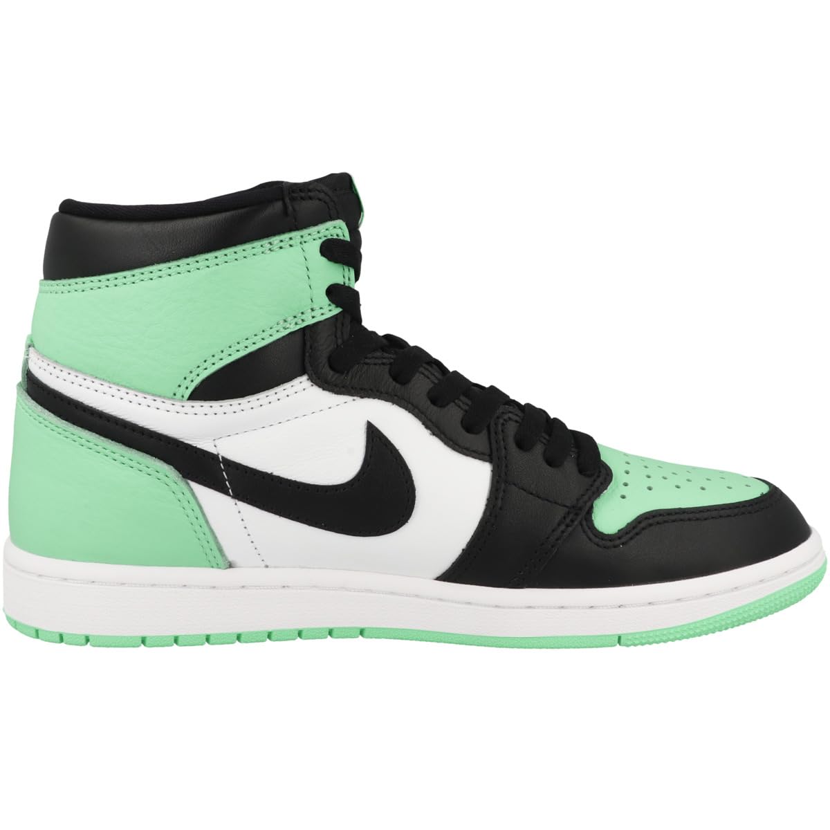 Nike Air Jordan 1 Retro High OG Men's Shoes White/Black-Green Glow DZ5485 130