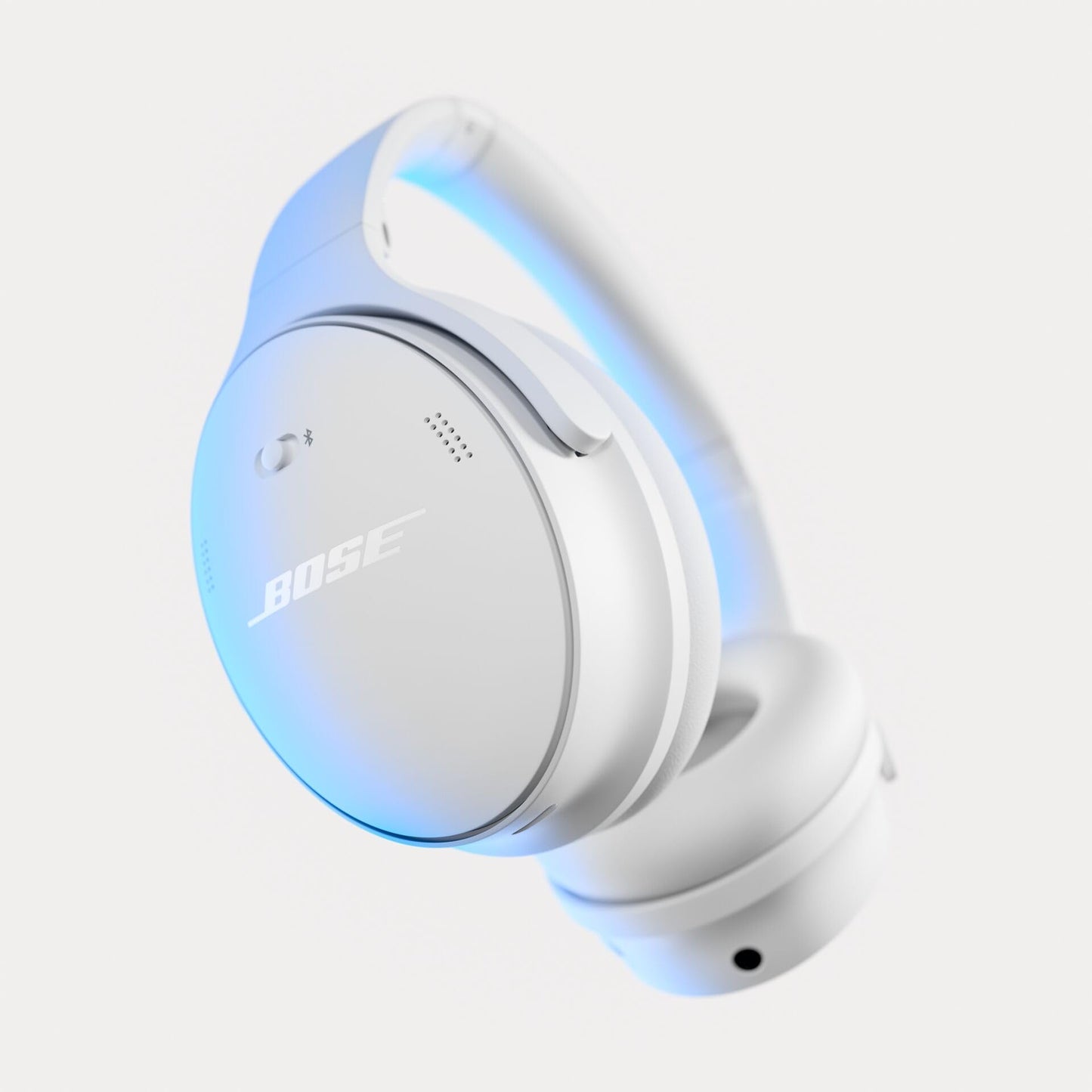 Bose QuietComfort Bluetooth Headphones, Wireless Headphones with Active Over Ear Noise Cancelling and Mic, Deep Bass, Up to 24 Hours of Playtime, Sandstone