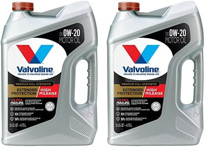 Valvoline High Mileage with MaxLife Technology SAE 5W-30 Synthetic Blend Motor Oil 5 QT