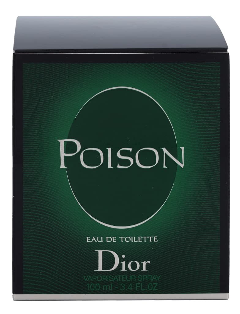 Christian Dior Poison Eau De Toilette Spray for Women, 3.4 Ounce