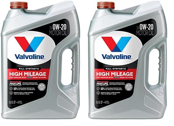 Valvoline High Mileage with MaxLife Technology SAE 5W-30 Synthetic Blend Motor Oil 5 QT