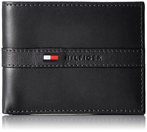 Tommy Hilfiger Men's Classic Bifold Wallet with ID Window and Multiple Card Slots