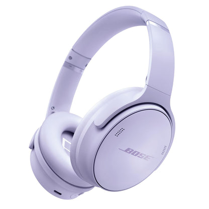 Bose QuietComfort Bluetooth Headphones, Wireless Headphones with Active Over Ear Noise Cancelling and Mic, Deep Bass, Up to 24 Hours of Playtime, Sandstone