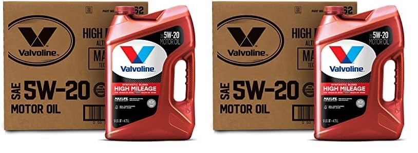 Valvoline High Mileage with MaxLife Technology SAE 5W-30 Synthetic Blend Motor Oil 5 QT