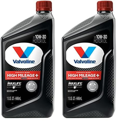 Valvoline High Mileage with MaxLife Technology SAE 5W-30 Synthetic Blend Motor Oil 5 QT