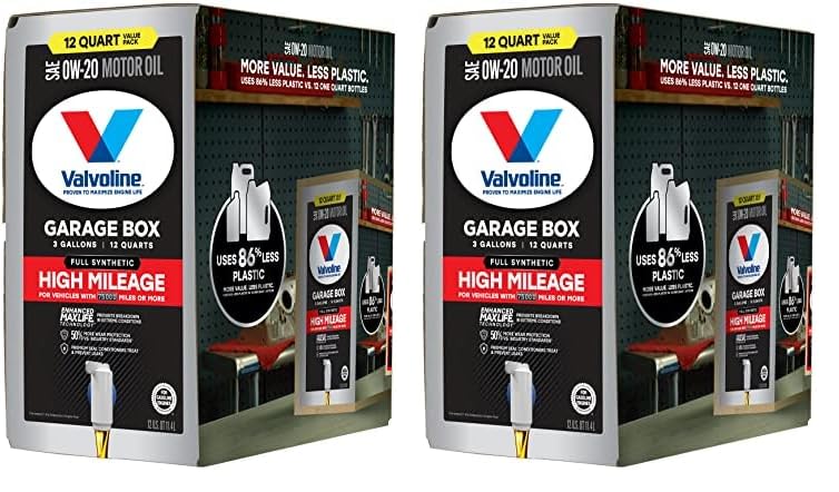 Valvoline High Mileage with MaxLife Technology SAE 5W-30 Synthetic Blend Motor Oil 5 QT