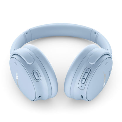 Bose QuietComfort Bluetooth Headphones, Wireless Headphones with Active Over Ear Noise Cancelling and Mic, Deep Bass, Up to 24 Hours of Playtime, Sandstone