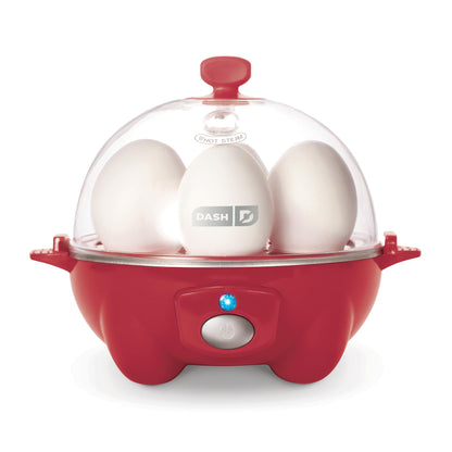 DASH Rapid Egg Cooker: 7 Egg Capacity Electric Egg Cooker for Hard Boiled Eggs, Poached Eggs, Scrambled Eggs, or Omelets with Auto Shut Off Feature - Black