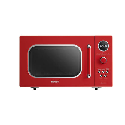 Comfee EM720CPL-PMB Countertop Microwave Oven with Sound On/Off, ECO Mode and Easy One-Touch Buttons, 0.7 Cu Ft, Black