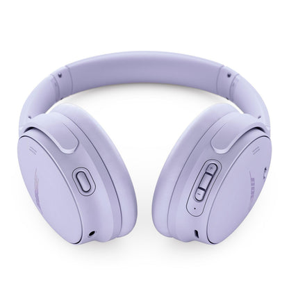 Bose QuietComfort Bluetooth Headphones, Wireless Headphones with Active Over Ear Noise Cancelling and Mic, Deep Bass, Up to 24 Hours of Playtime, Sandstone