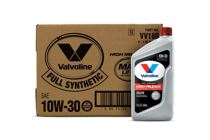 Valvoline High Mileage with MaxLife Technology SAE 5W-30 Synthetic Blend Motor Oil 5 QT