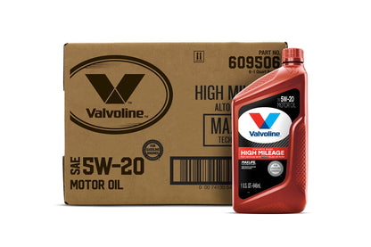 Valvoline High Mileage with MaxLife Technology SAE 5W-30 Synthetic Blend Motor Oil 5 QT