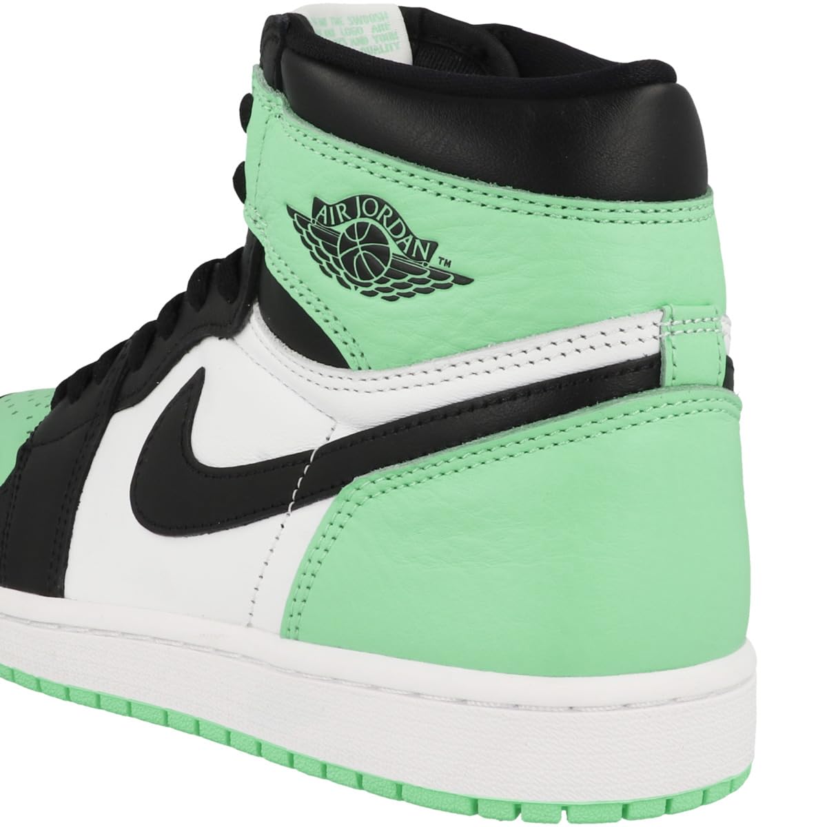 Nike Air Jordan 1 Retro High OG Men's Shoes White/Black-Green Glow DZ5485 130