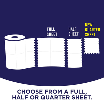 Sparkle Pick-A-Size Paper Towels, 6 Double Rolls = 12 Regular Rolls, Everyday Value Paper Towel With Full And Half Sheets