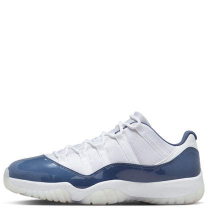 Air Jordan 11 Retro Low Diffused Blue Men's Shoes (FV5104-104, White/Diffused Blue/Football Grey)