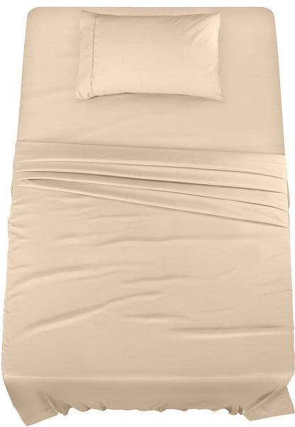 Utopia Bedding Queen Bed Sheets Set - 4 Piece Bedding - Brushed Microfiber - Shrinkage and Fade Resistant - Easy Care (Queen, White)