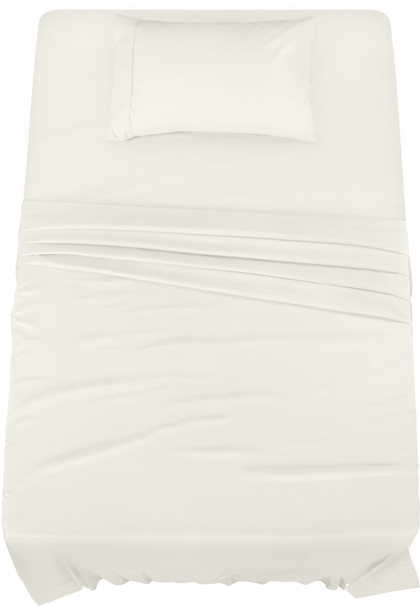 Utopia Bedding Queen Bed Sheets Set - 4 Piece Bedding - Brushed Microfiber - Shrinkage and Fade Resistant - Easy Care (Queen, White)